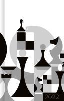 Okładka książki Kalendarz 2022. Szachy