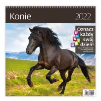 Opakowanie Kalendarz 30 x 30 z naklejkam. Konie 2022