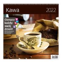 Opakowanie Kalendarz 30 x 30 z naklejkami. Kawa 2022