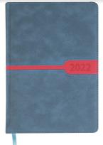 Opakowanie Kalendarz książkowy 2022 A5 niebieski EASY