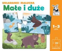 Okładka książki Kapitan Nauka. Małe i duże. Układanki malucha