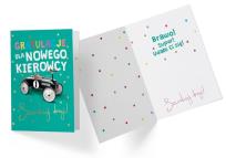 Opakowanie Karnet B6 PP-2207 Gratulacje, nowy kierowca