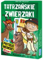 Okładka książki Karty Piotruś/Memory. Tatrzańskie Zwierzaki