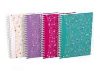 Opakowanie Kołobrulion A5/60K kratka Floral (5szt) OXFORD