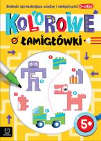 Okładka książki Kolorowe łamigłówki. Zadania sprawdzające wiedzę