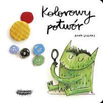 Okładka książki Kolorowy potwór. Książka kartonowa