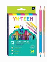 Opakowanie Kredki Noster Jumbo dwustronne 24kol.