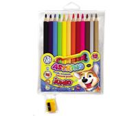 Opakowanie Kredki ołówkowe okrągłe Jumbo 12 kolorów Astrino