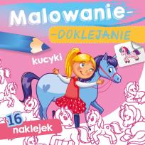 Okładka książki Malowanie-doklejanie. Kucyki