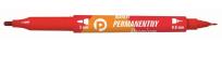 Opakowanie Marker pernamentny czerwony  z końcówką okrągłą A12 (KM501-C2)