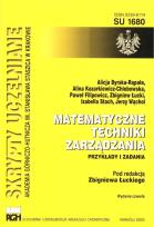 Okładka książki Matematyczne techniki zarządzania