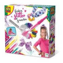 Opakowanie Modne brokatowe gumki do włosów