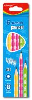 Opakowanie Ołówek drewniany HB trójkątny Jumbo mix kolorów