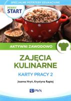 Okładka książki Pewny start Aktywni zawodowo Zajęcia kulinarne Karty pracy 2