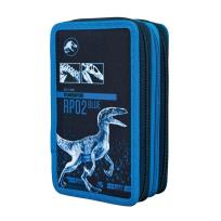 Opakowanie Potrójny piórnik z wyposażeniem Dinozaury