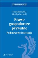 Okładka książki Prawo gospodarcze prywatne. Podstawowe instytucje