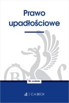 Okładka książki Prawo upadłościowe wyd. 36