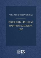 Okładka książki Procedury specjalne Rady Praw Człowieka ONZ