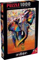 Opakowanie Puzzle 1000 Afrykańskie kolory