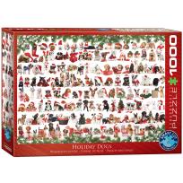 Opakowanie Puzzle 1000 Holiday Dogs 6000-0939