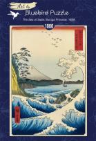 Opakowanie Puzzle 1000 Utagawa Hiroshige, Widok na górę Fuji