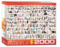 Opakowanie Puzzle 2000 Świat kotów