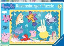 Opakowanie Puzzle 35 Świnka Peppa. Podwodny świat
