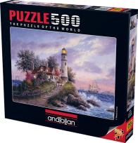 Opakowanie Puzzle 500 Dom z latarnią