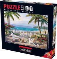 Opakowanie Puzzle 500 Widok na plażę