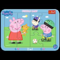 Opakowanie Puzzle Ramkowe Baby Wesoła Świnka Peppa 80021