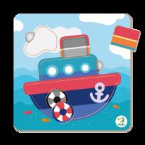 Opakowanie Puzzle Sorter mini 5 elementów Statek DOP300350