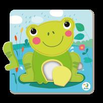Opakowanie Puzzle Sorter mini 5 elementów Żaba DOP300360