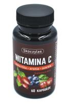 Zdjęcie produktu Skoczylas Witamina C trio dzika róża + aronia + acerola 60kaps