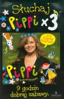 Okładka książki Słuchaj Pippi x 3 CD Mp3 - Audiobook