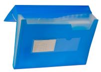 Opakowanie Teczka harmonijkowa z gumką nar. A4 nieb. BT621-N