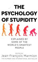 Okładka książki The Psychology of Stupidity