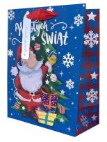 Opakowanie Torba QPM-089 Boże Narodzenie Mikołaje