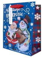 Opakowanie Torba QPM-091 Boże Narodzenie Mikołaje