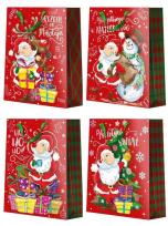 Opakowanie Torba QPS-055 Boże Narodzenie Mikołaje MIX