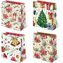 Opakowanie Torebki ozdobne BN T-8L set S-28 Święta farby wodne 10 sztuk