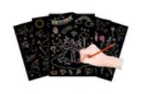 Opakowanie WYDRAPYWANKA TĘCZOWA A4, 8 ARKUSZY