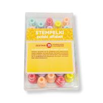 Opakowanie Zestaw 35 stempelków z alfabetem