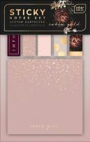 Opakowanie Zestaw karteczek samoprzylepnych Satin Gold mix