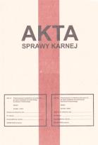 Opakowanie Zeszyt A4 Akta sprawy karnej