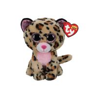 Opakowanie Beanie Boos Livvie - Leopard brązowo-różowy 15cm