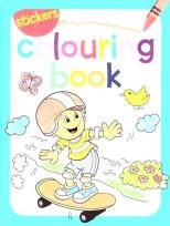 Okładka książki Colouring book z naklejkami