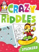 Okładka książki Crazy riddles z naklejkami