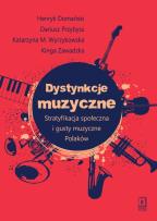 Okładka książki Dystynkcje muzyczne