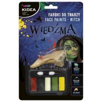 Opakowanie Farbki do twarzy zestaw Wiedźma KIDEA