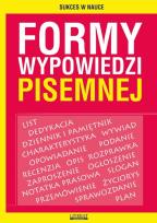 Okładka książki Formy wypowiedzi pisemnej